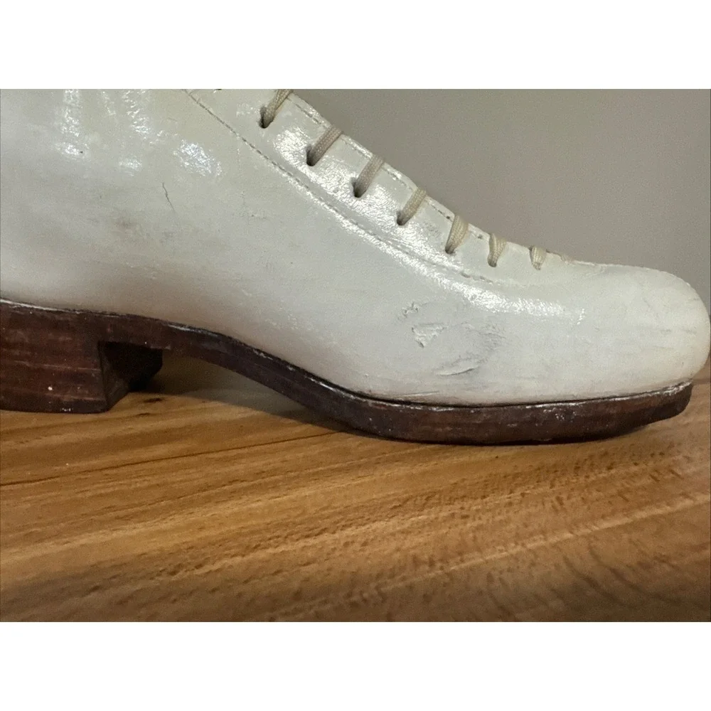 SP-Teri USA Handmade Leather Boots ONLY Womens Size 10.5 A Figure Ice Skating